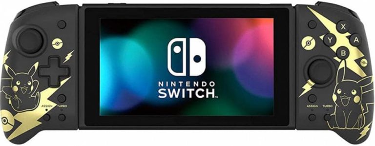 Геймпад HORI Split Pad Pro Pikachu Black  Gold для Nintendo Switch (чёрный)