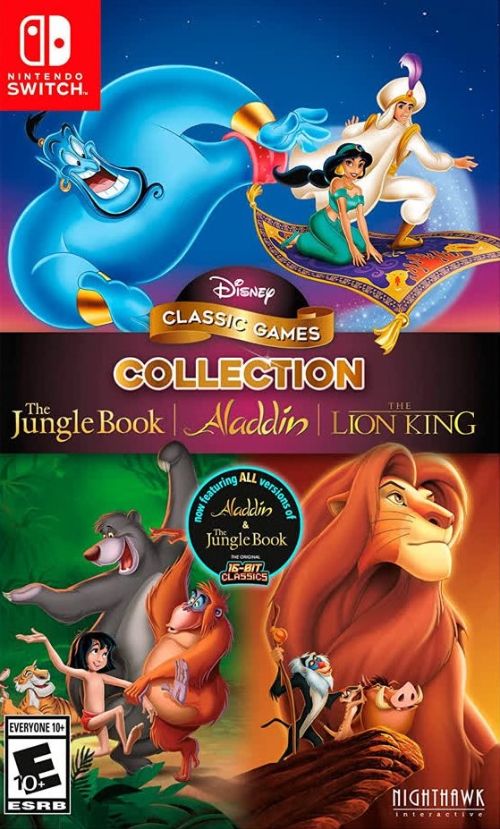 Игра Disney Classic Games: The Jungle Book, Aladdin  The Lion King (Nintendo Switch)