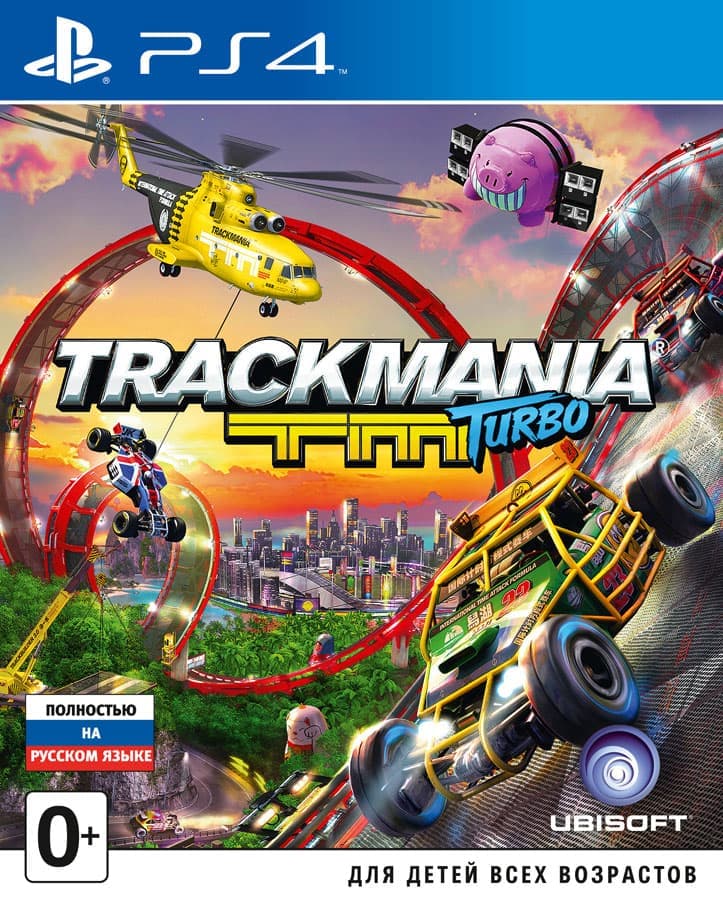 Игра Trackmania Turbo (совместима c PS VR) (PS4/VR, русская версия)