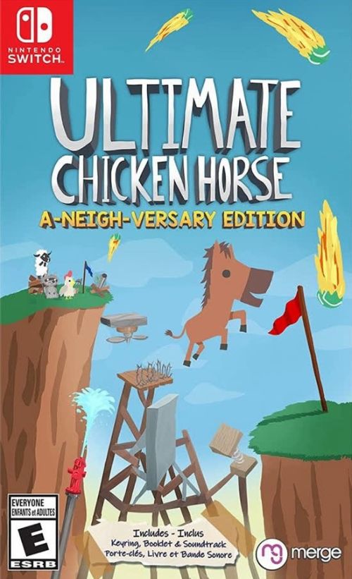 Игра Ultimate Chicken Horse — A-Neigh-Versary Edition (Nintendo Switch, русская версия)