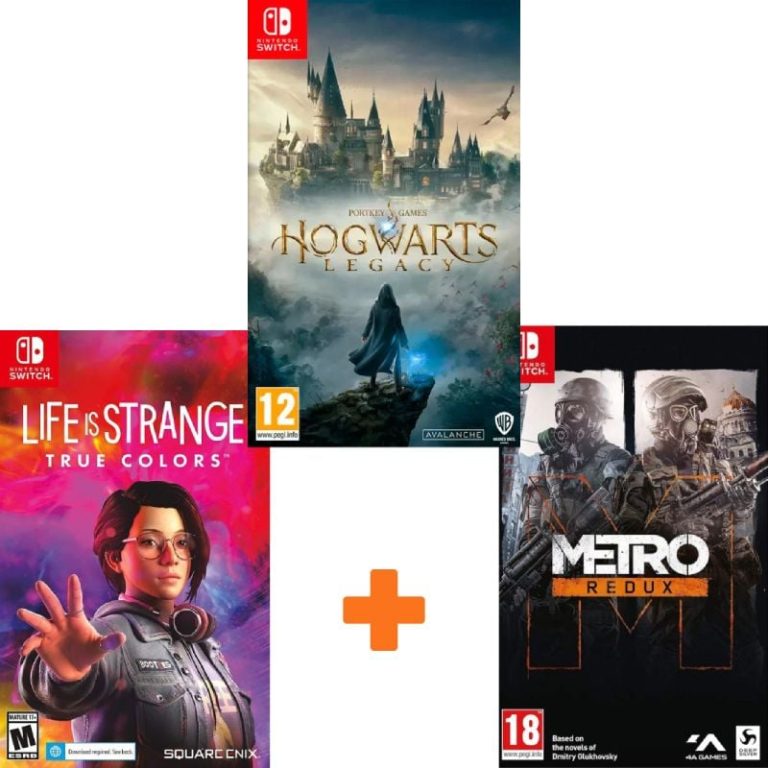 ИгроПак для Nintendo Switch: Metro Redux + Hogwarts Legacy + Life is Strange: True Colors