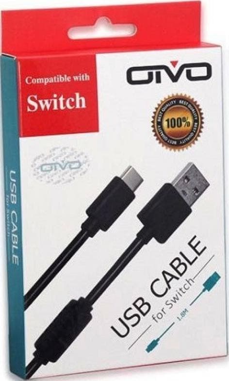 Кабель USB type C OIVO (1.8м) для Nintendo Switch