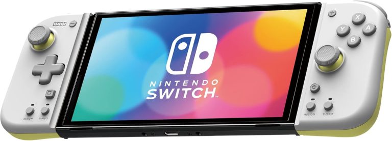 Контроллеры HORI Split Pad Compact (Grey x Yellow) для консоли Switch (NSW-373U)