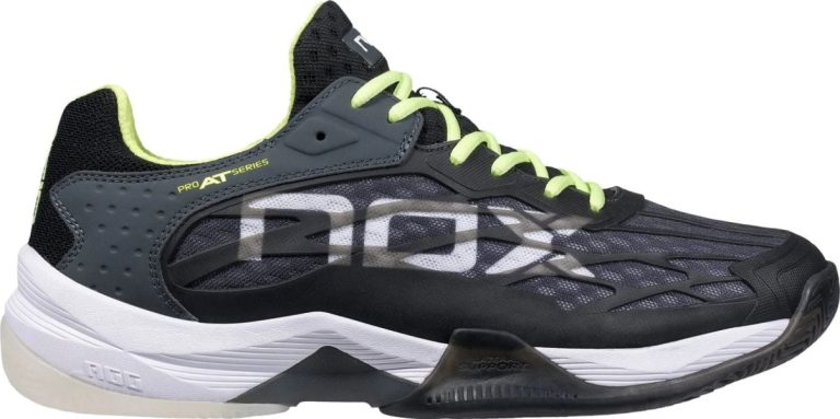 Кроссовки Nox Calzado At10 Lux Black/Sharp Green Gris (р.45) (черный/ярко-зеленый/серый)
