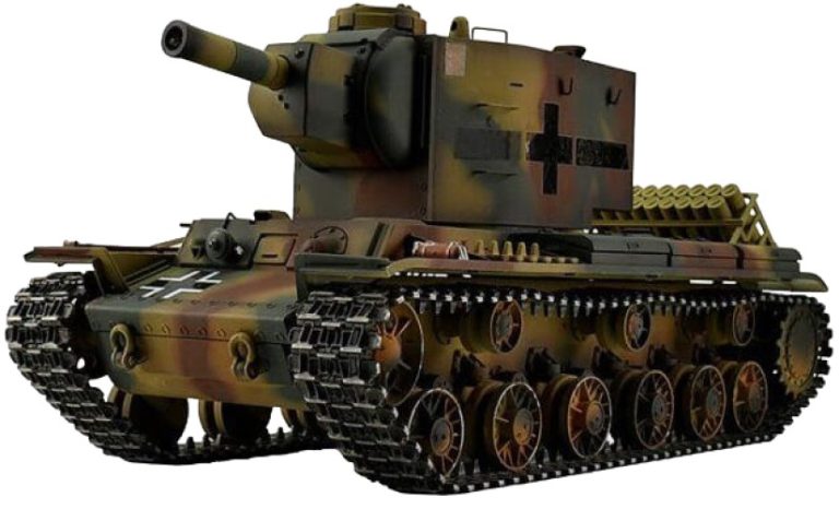 Радиоуправляемый танк Torro KV-2 1/16 откат ствола (для ИК боя), камуфляж V3.0 2.4G RTR, TR11409-CA-3.0