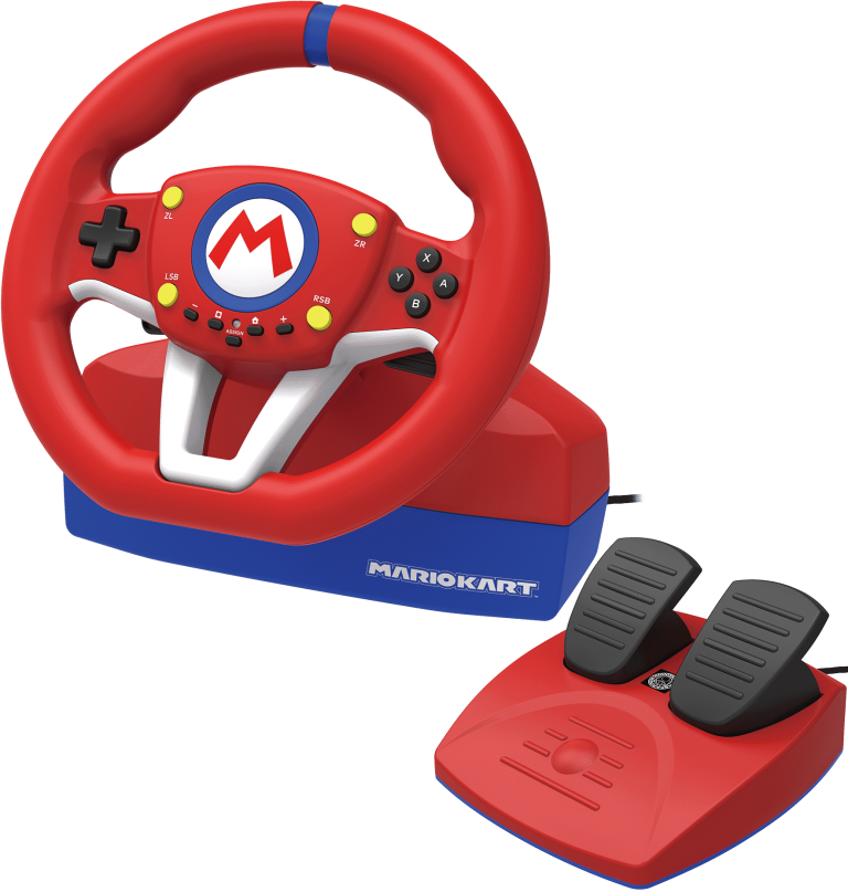 Руль HORI Mario Kart Racing Wheel Pro + педали для Nintendo Switch