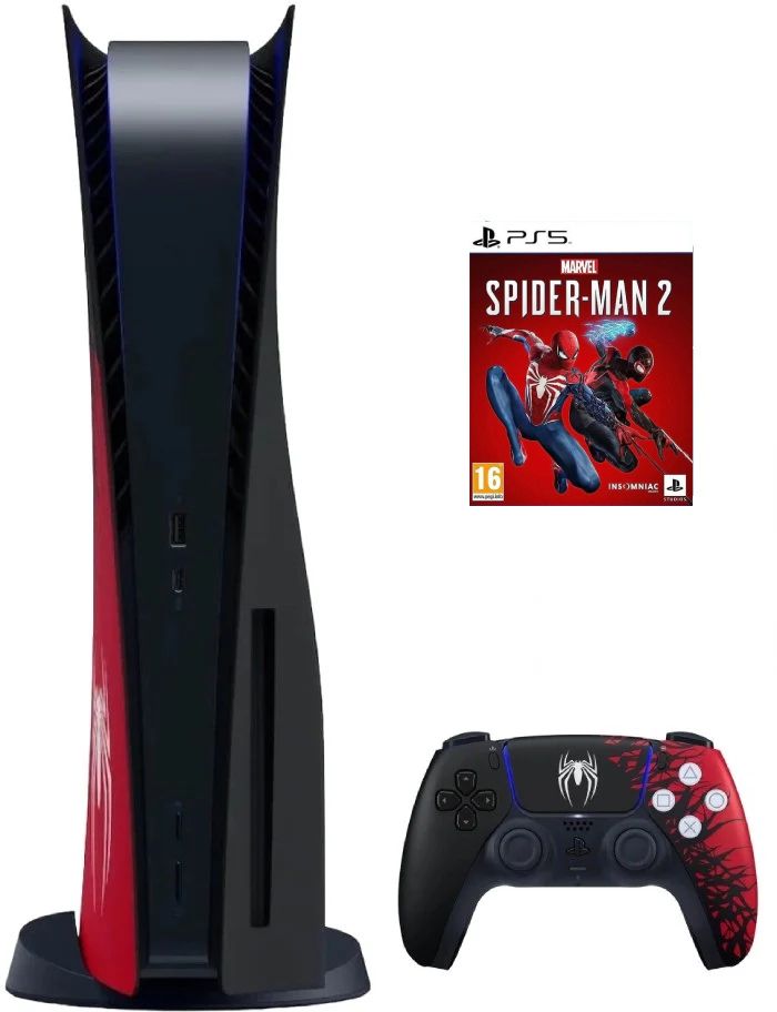 Sony PlayStation 5 Spider-Man 2 Limited Edition + игра Marvel’s Spider-Man 2 (PS5, русская версия)