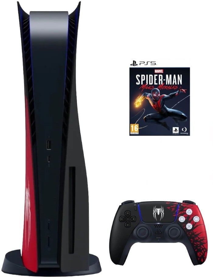 Sony PlayStation 5 Spider-Man 2 Limited Edition + игра Marvel’s Spider-Man: Miles Morales (PS5, русская версия)