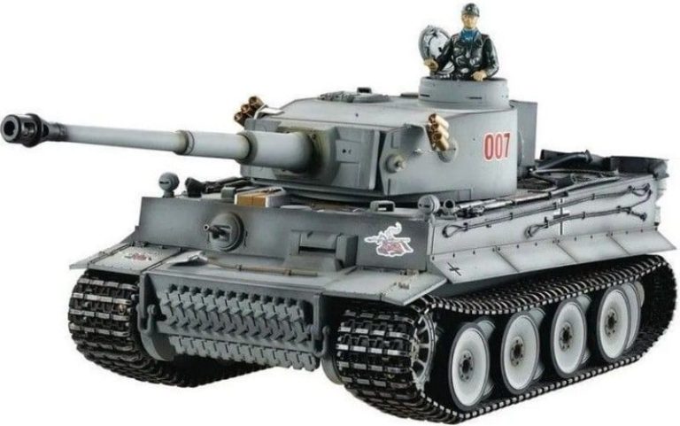 P/У танк Taigen 1/16 Tiger 1 (ранняя версия) HC, ИК-пушка, башня на 360, подшипники в ред., откат V3, TG3818-1C-BTR-IR3.0